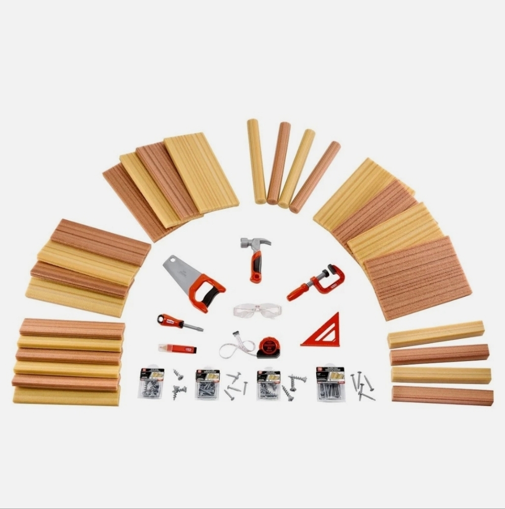 Master Carpenter 114pc Set Bundle Little Tikes Creative Construction Learning - Picture 2 of 11